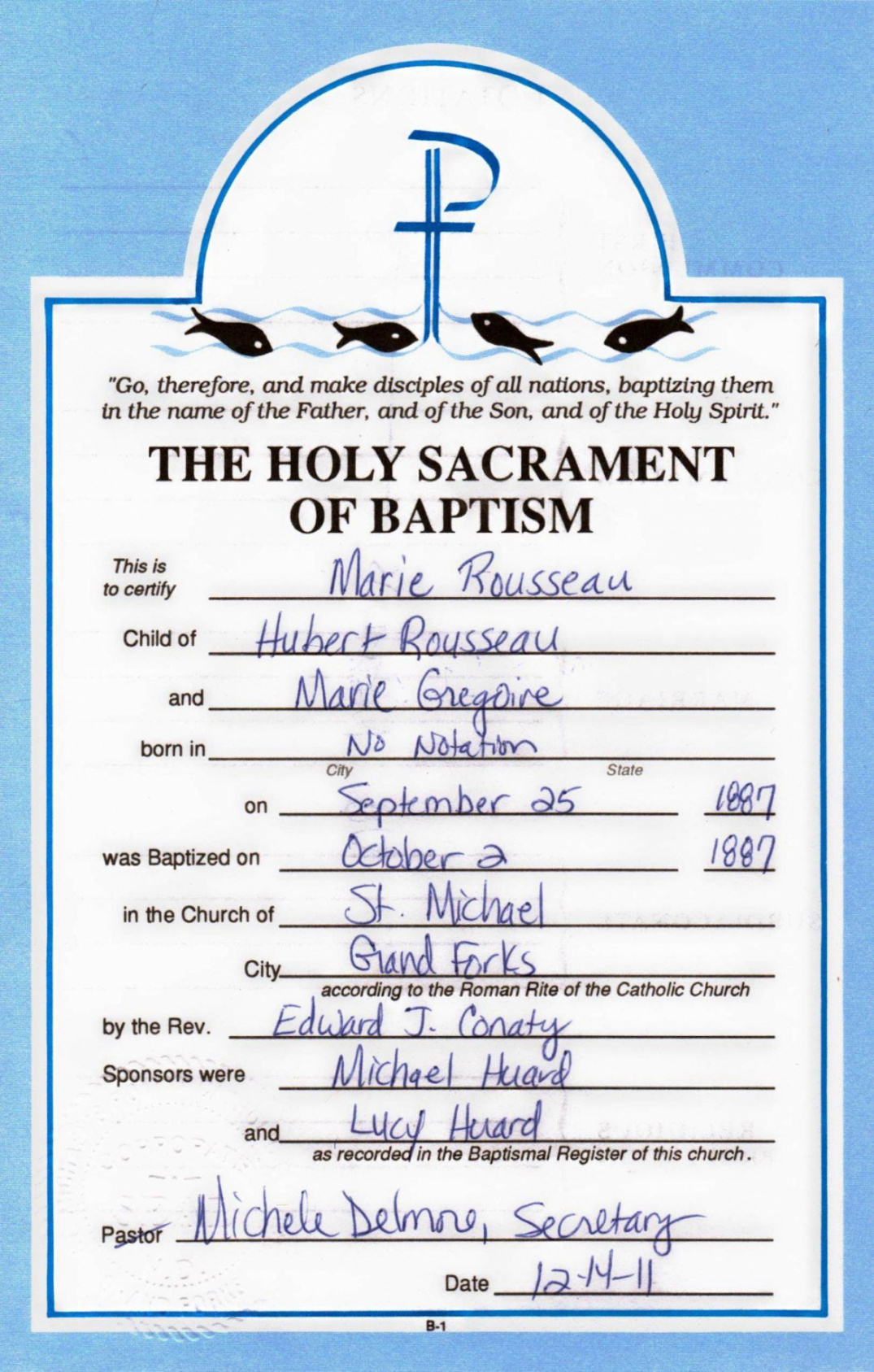 Free Roman Catholic Baptism Certificate Template Regarding Roman Catholic Baptism Certificate Template
