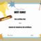 Free School Certificates & Awards Regarding Good Job Certificate Template