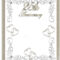 Free Silver Wedding Anniversary Invitations Templates Throughout Template For Anniversary Card