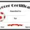 Free Soccer Certificate Templates | Spiderman Face | Soccer Inside Soccer Certificate Template