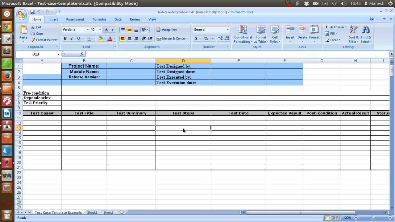 Free Software Testing Spreadsheet Template – Laobing Kaisuo Inside Software Test Report Template Xls