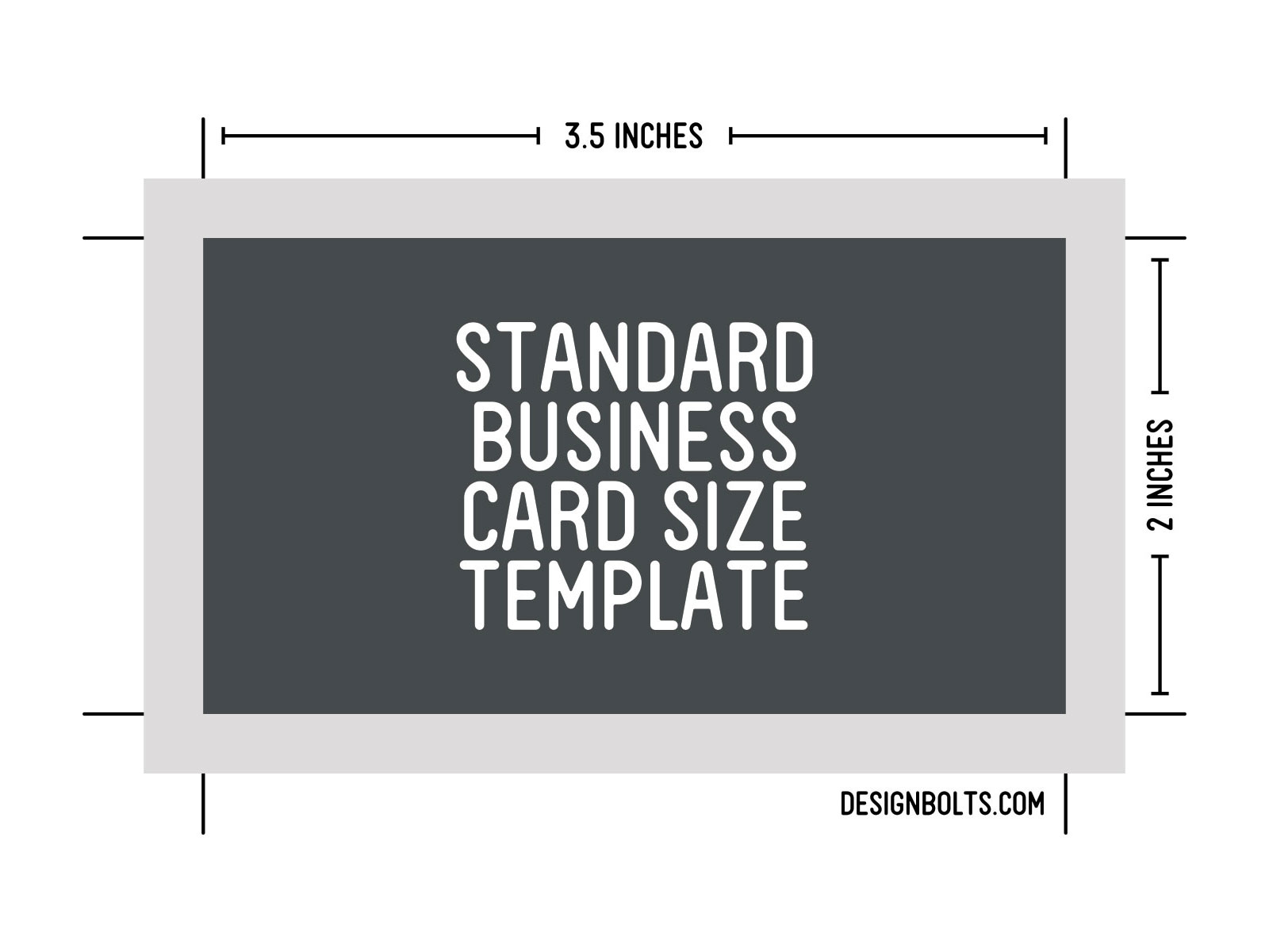 Free Standard Business Card Size, Letterhead & Envelop Sizes Within Business Card Size Template Psd
