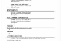 Free Student Resume Templates Microsoft Word 12 Quick Tips inside College Student Resume Template Microsoft Word