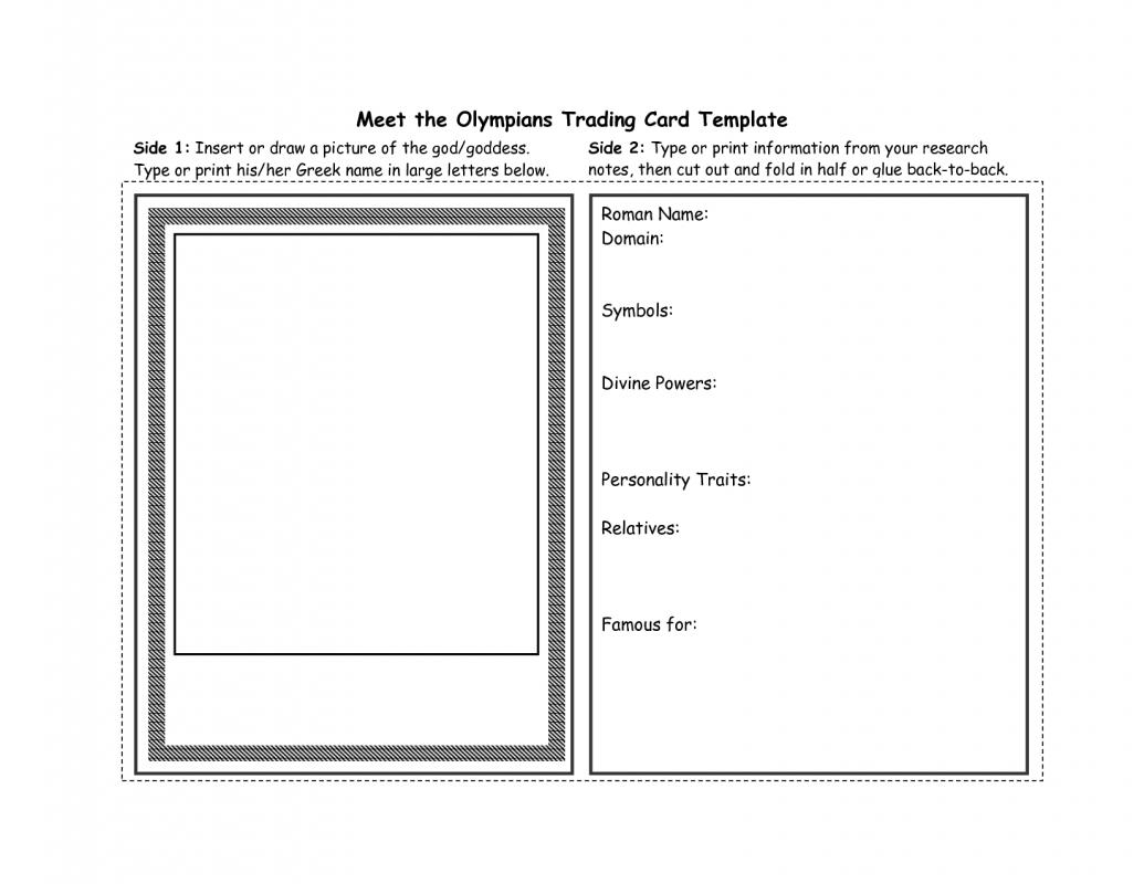 Free Trading Card Template | Template Business Throughout Inside Trading Card Template Word