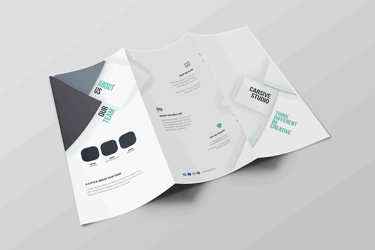 Free Tri Fold Brochure Psd Template – Creativetacos With Regard To Brochure Psd Template 3 Fold