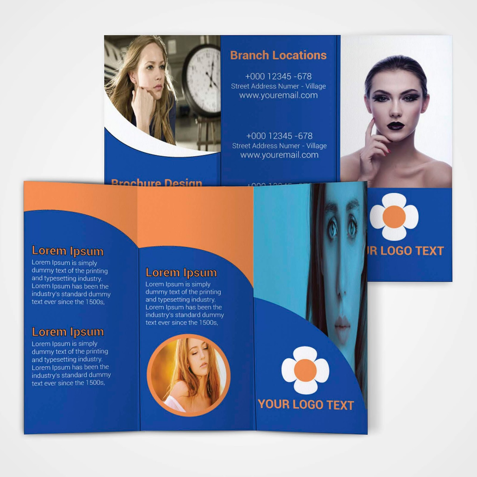 Free Tri Fold Brochure Template – Download Free Tri Fold Regarding Brochure Templates Adobe Illustrator