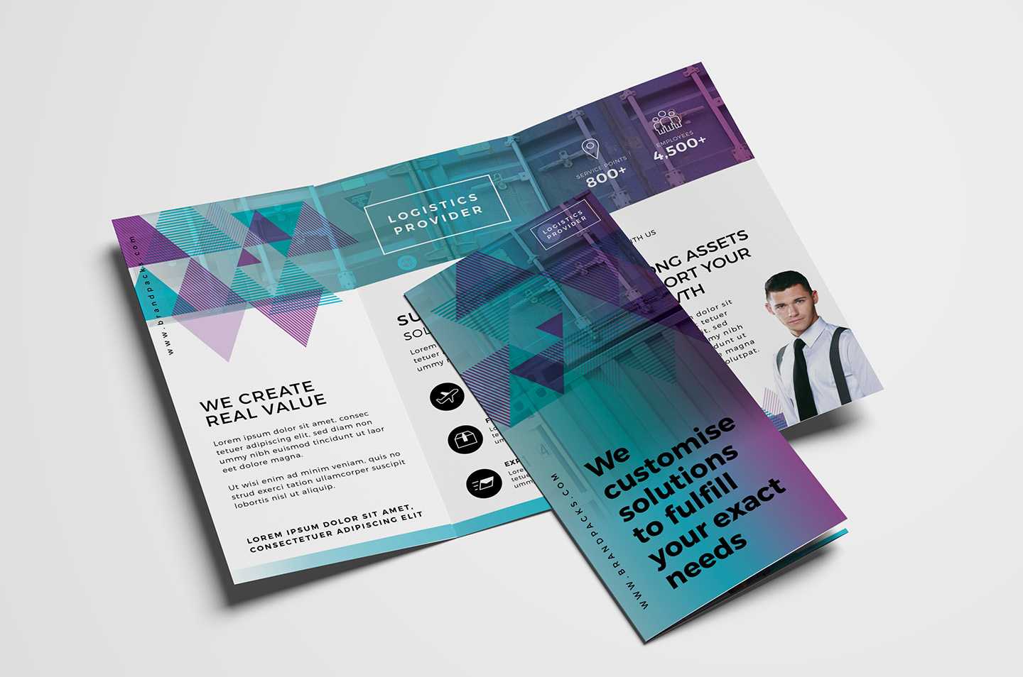 Free Trifold Brochure Template Vol.2 In Psd, Ai & Vector Pertaining To 2 Fold Brochure Template Free