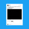 Free Twitter Post Mockup (2019) Within Blank Twitter Profile For Blank Twitter Profile Template