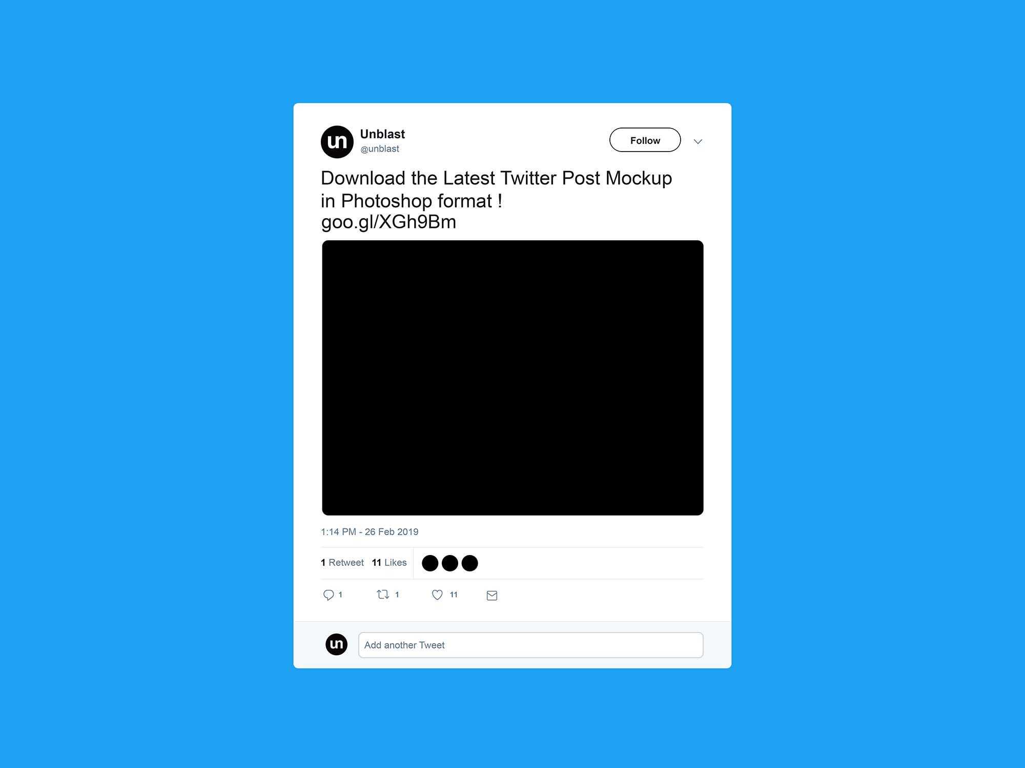 Free Twitter Post Mockup (2019) Within Blank Twitter Profile For Blank Twitter Profile Template