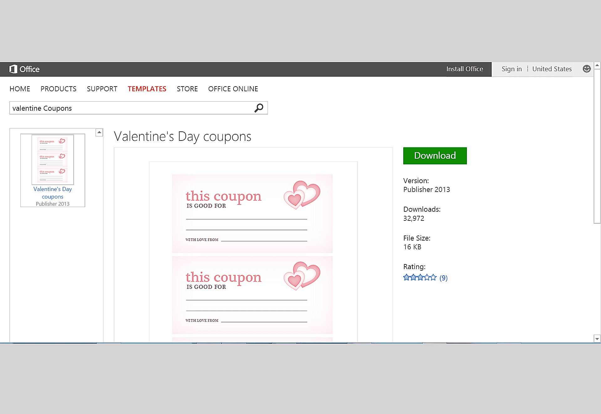 Free Valentine's Day Templates For Ms Office Intended For Valentine Card Template Word