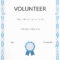 Free Volunteer Appreciation Certificates — Signup Pertaining To Volunteer Of The Year Certificate Template
