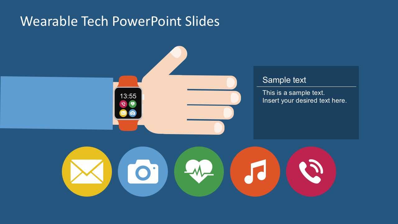 Free Wearable Technology Powerpoint Slides Regarding High Tech Powerpoint Template