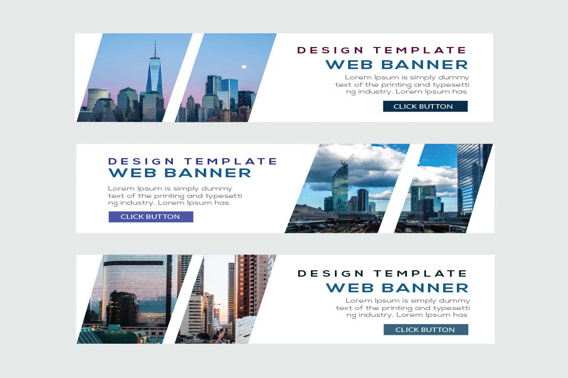 Free Web Banner Templates – Photoshop Action Inside Free Website Banner Templates Download