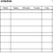 Free Weekly Schedule Templates For Word – 18 Templates Inside Appointment Sheet Template Word