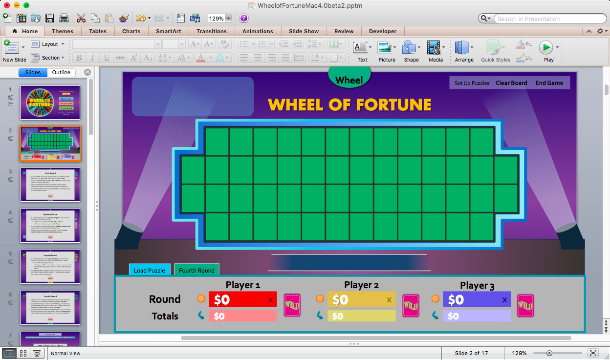 Free Wheel Of Fortune Powerpoint Game Template For Games With Wheel Of Fortune Powerpoint Template