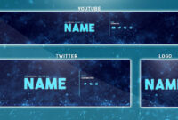Free Youtube Banner Template | Photoshop (Banner + Logo + Twitter Psd) 2016 pertaining to Banner Template For Photoshop