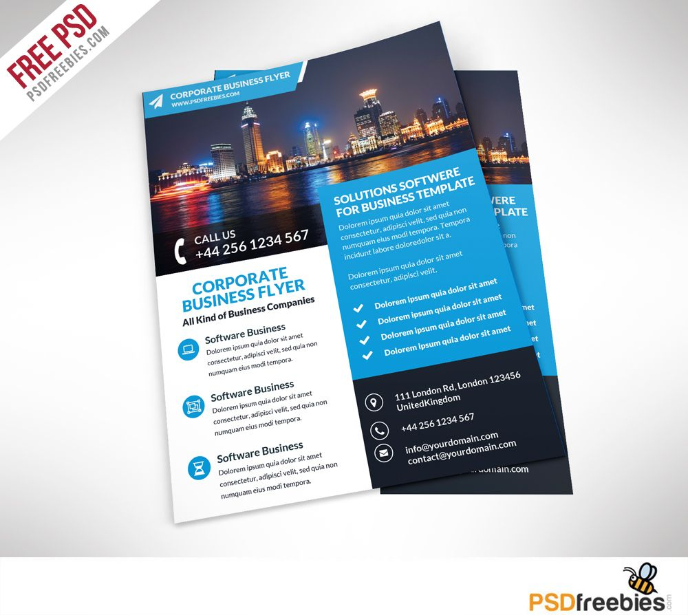 Frightening Free Business Flyer Templates Template Ideas Psd Within Free Business Flyer Templates For Microsoft Word