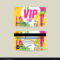 Front And Back Vip Member Card Template With Membership Card Template Free