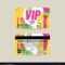 Front And Back Vip Member Card Template With Membership Card Template Free