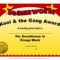 Fun Award Templatefree Employee Award Certificate Templates Within Free Funny Award Certificate Templates For Word