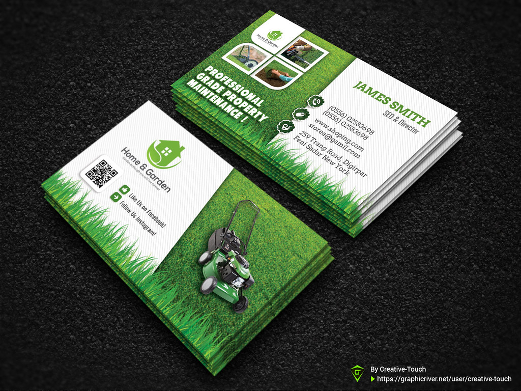 Garden Landscape Business Card Template | Download Here – Gr Within Gardening Business Cards Templates