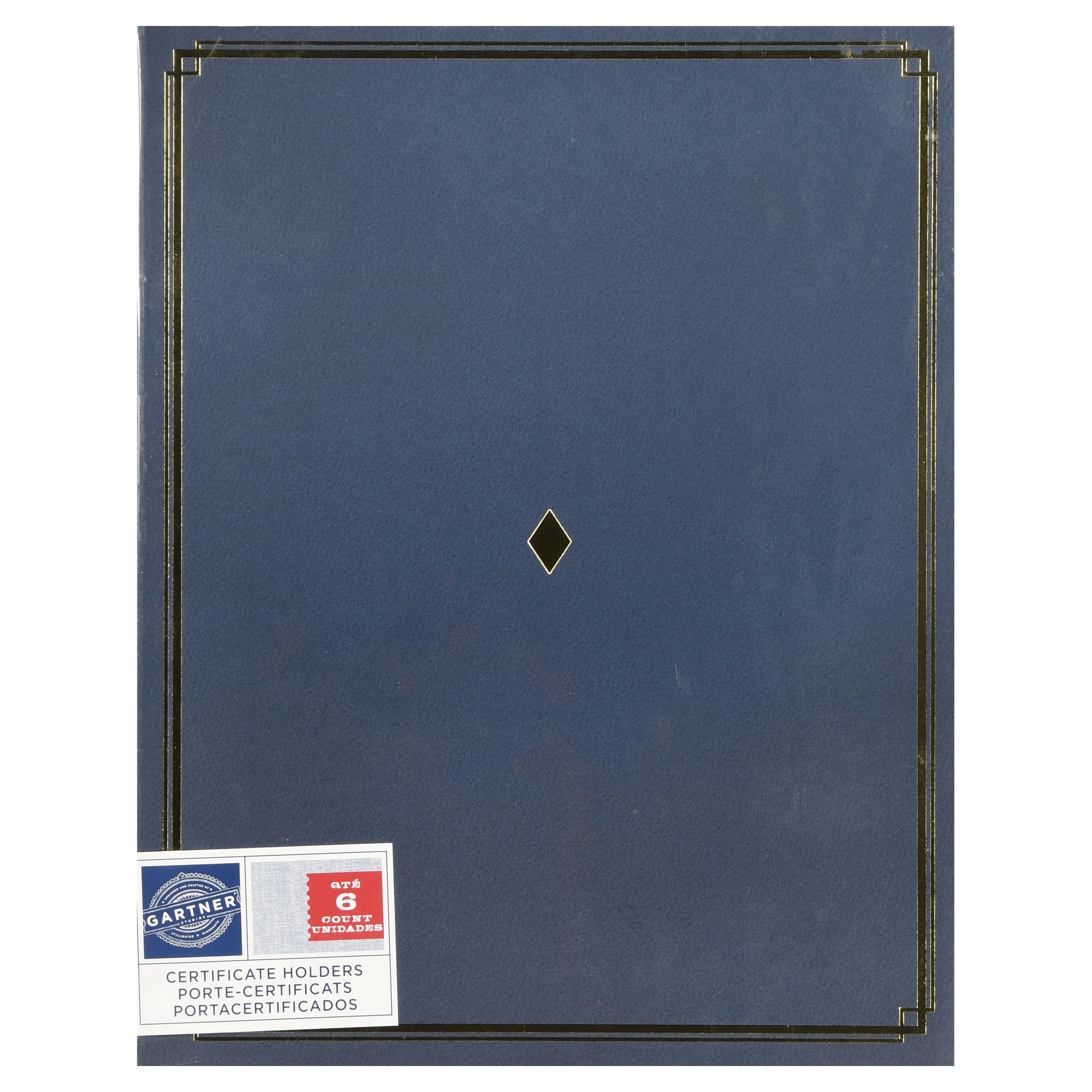 Gartner Studios Blue Award Certificate Holder With Gold Foil, 6 Count Regarding Gartner Certificate Templates