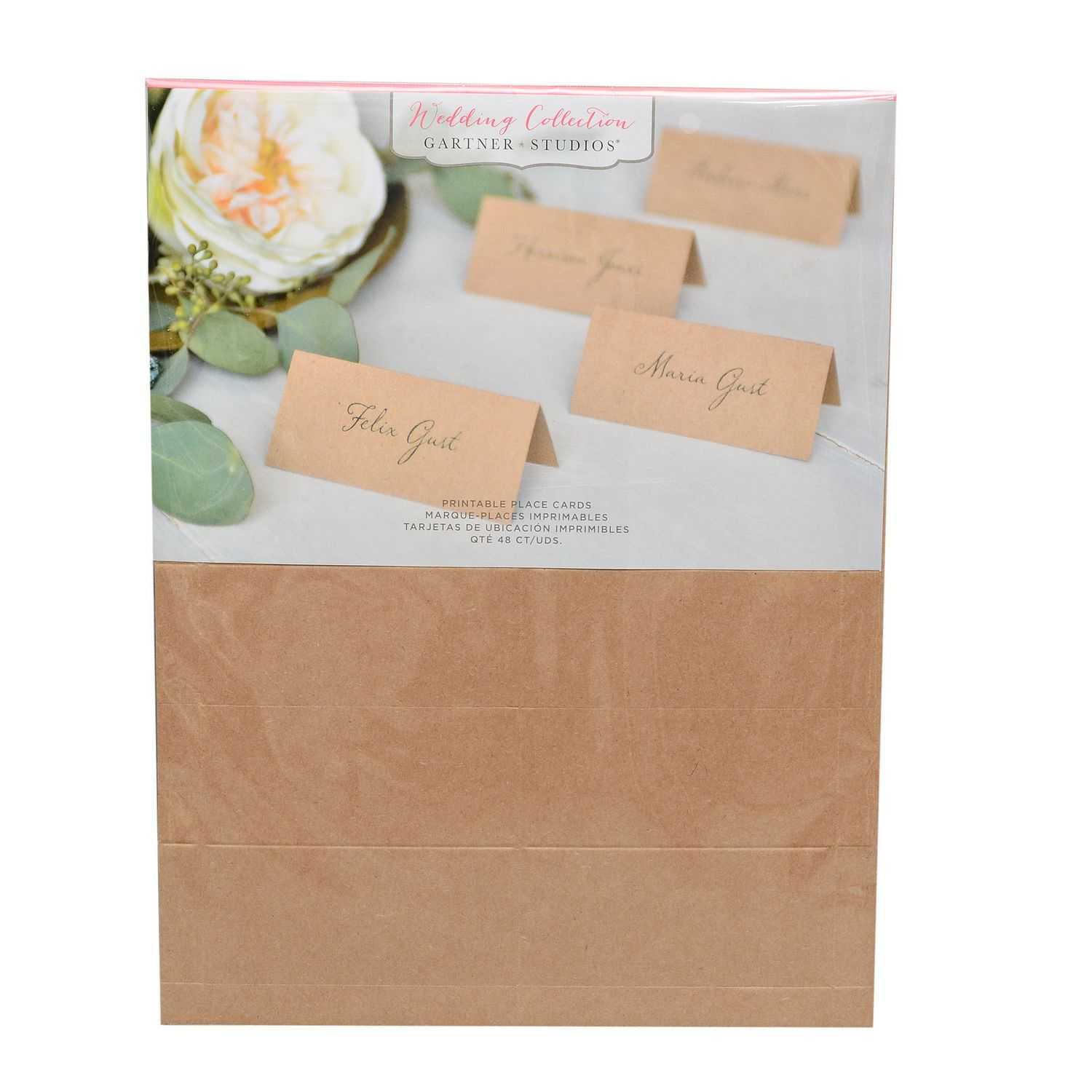 Gartner Studios Kraft Printable Place Cards | Walmart Canada Throughout Gartner Studios Place Cards Template