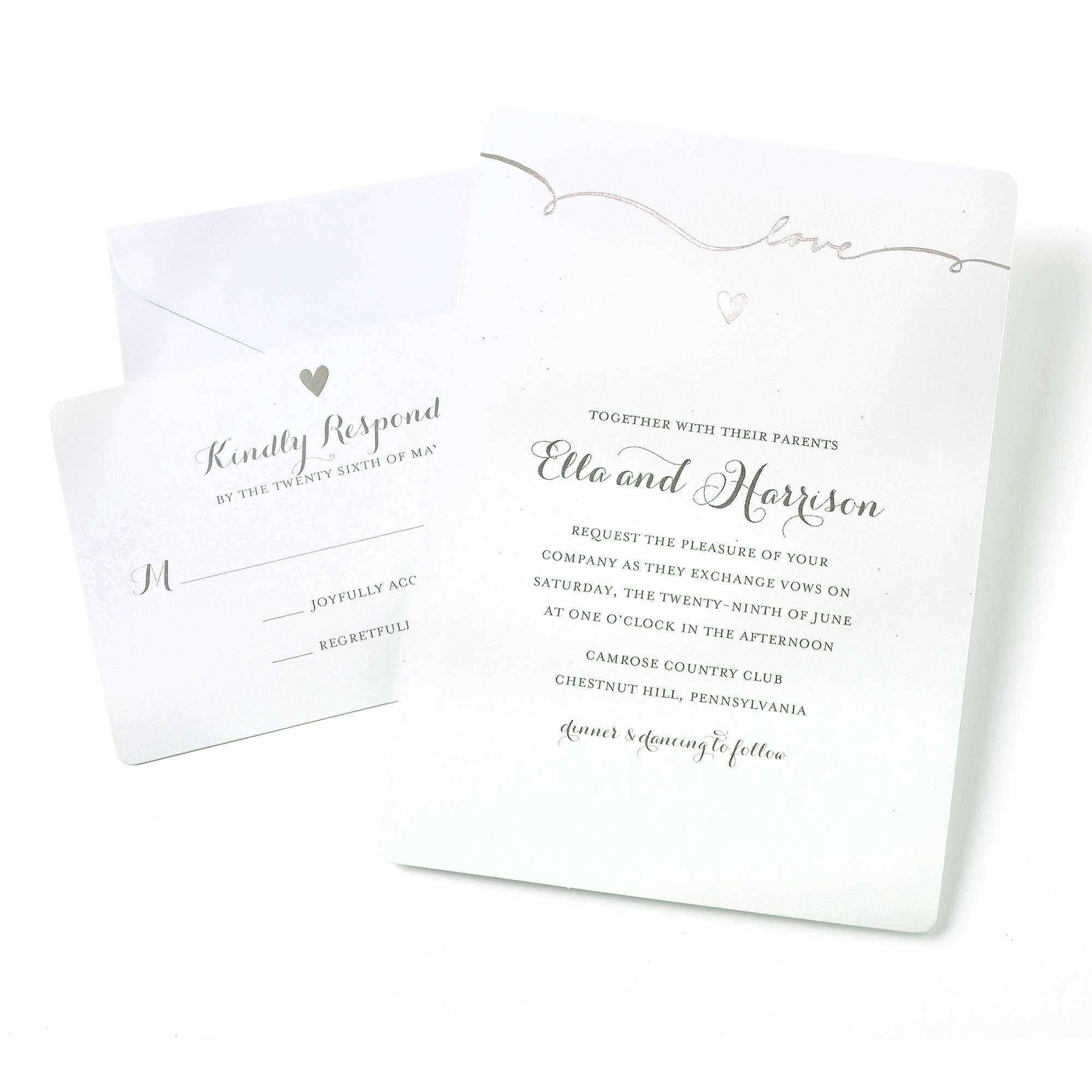 Gartner Studios Love Invitations, 50 Piece With Regard To Gartner Studios Place Cards Template