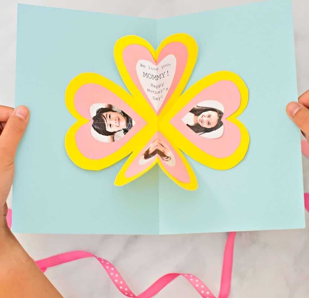 Get The Free Template To Make This Easy Heart Pop Up Card Regarding Heart Pop Up Card Template Free