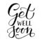 Get Well Soon Typography Cardalps View Art On For Get Well Card Template