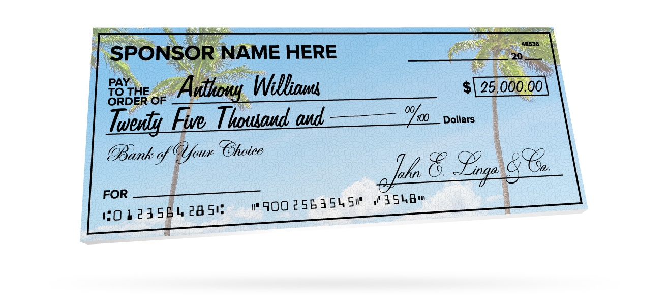 Giant Checks Throughout Customizable Blank Check Template