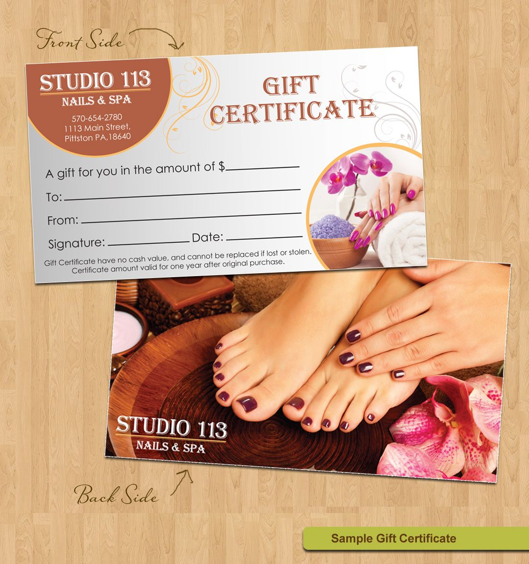 Gift Certificate For Viva Nails In Brentwood | Wishlist For Nail Gift Certificate Template Free