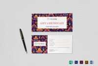 Gift Certificate Template inside Gift Certificate Template Indesign