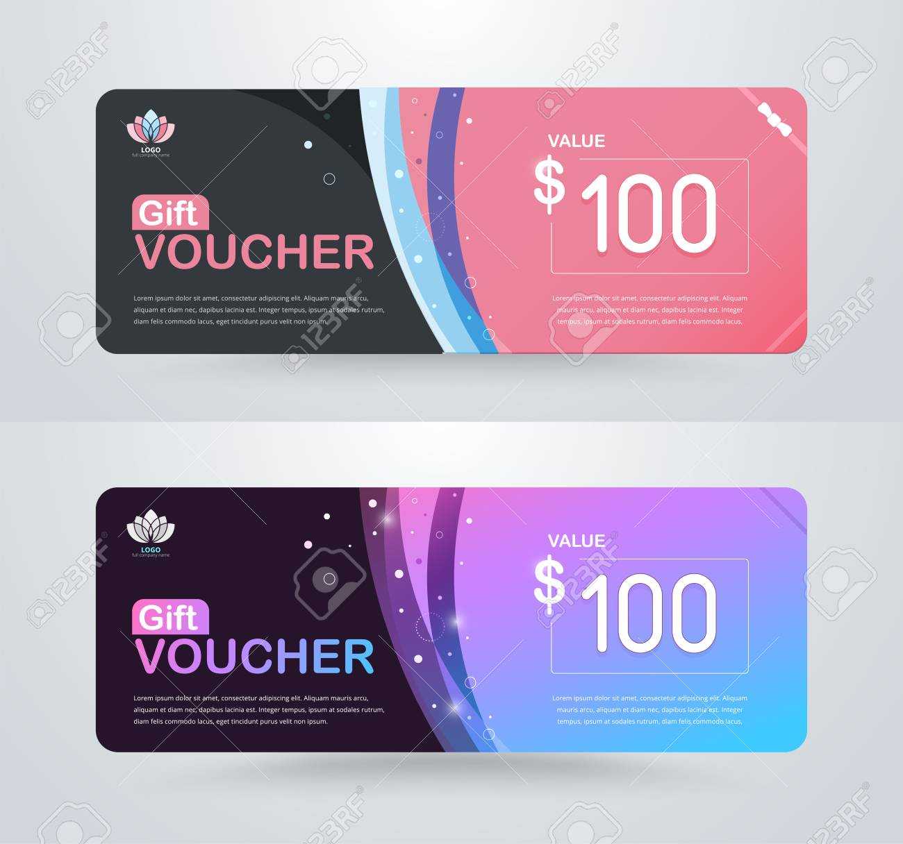 Gift Voucher Card Template Design. For Special Time, Best Of.. For Credit Card Templates For Sale