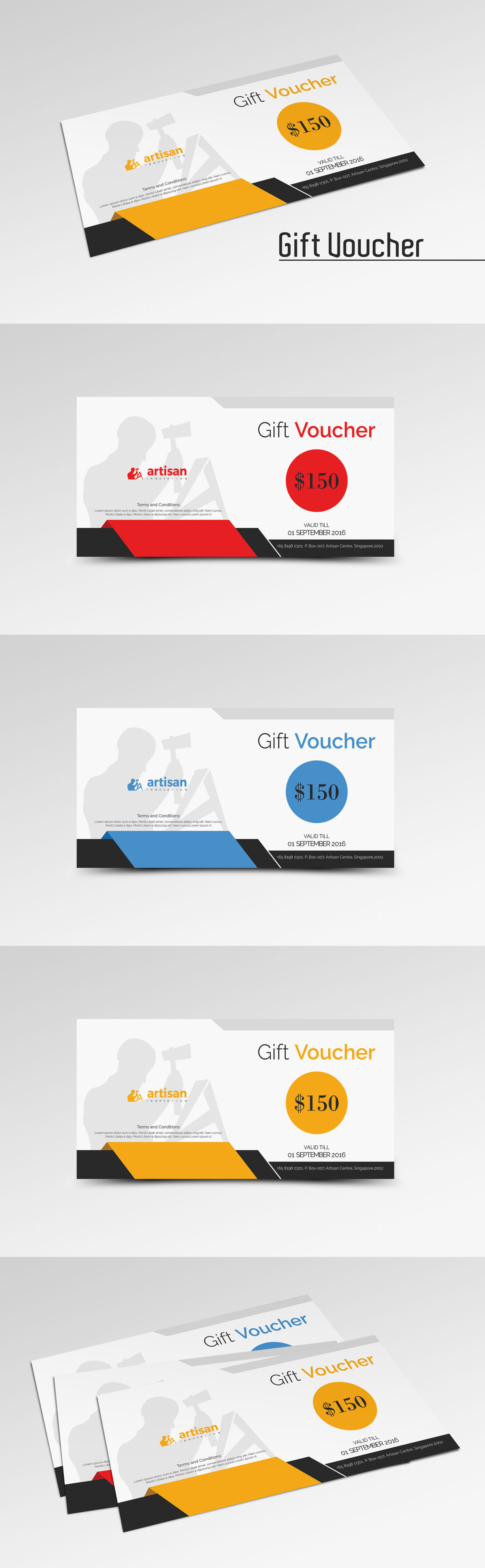 Gift Voucher Template Ai, Eps, Psd | Gift Voucher Templates Throughout Gift Card Template Illustrator