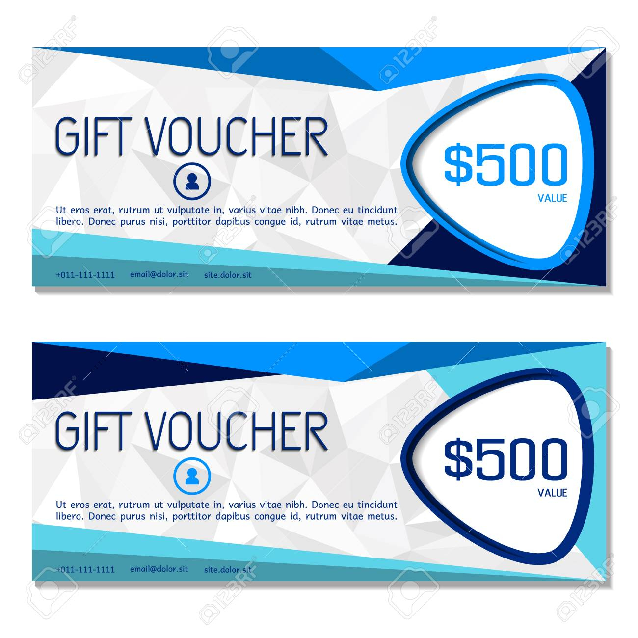Gift Voucher. Vector, Illustration. Coupon And Voucher Template.. Regarding Company Gift Certificate Template