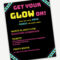 Glow Dance Flyer Template Editable In Word And Pages Intended For Dance Flyer Template Word