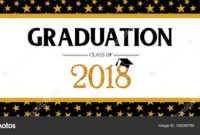 Graduation Banner Template | Graduation Class Of 2018 inside Graduation Banner Template