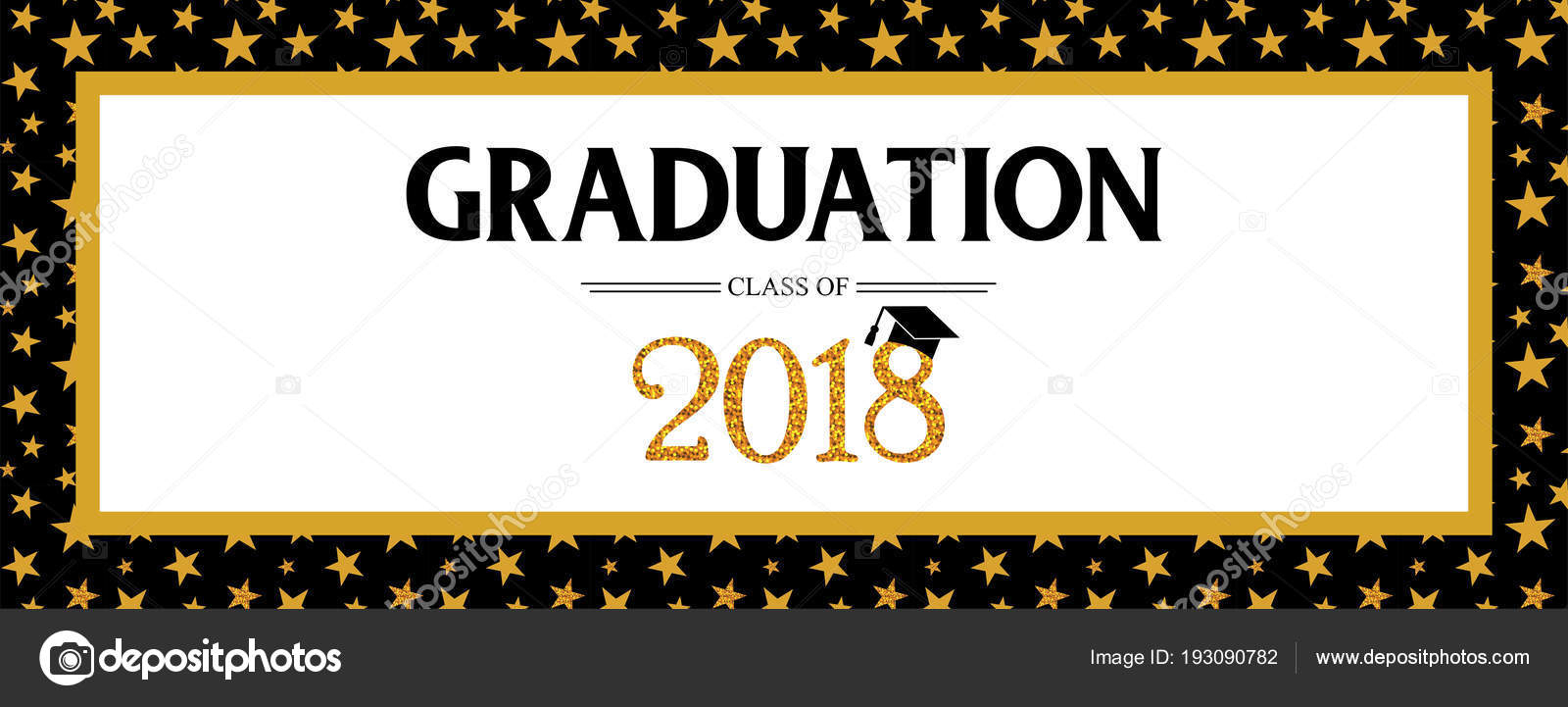 Graduation Banner Template | Graduation Class Of 2018 Inside Graduation Banner Template
