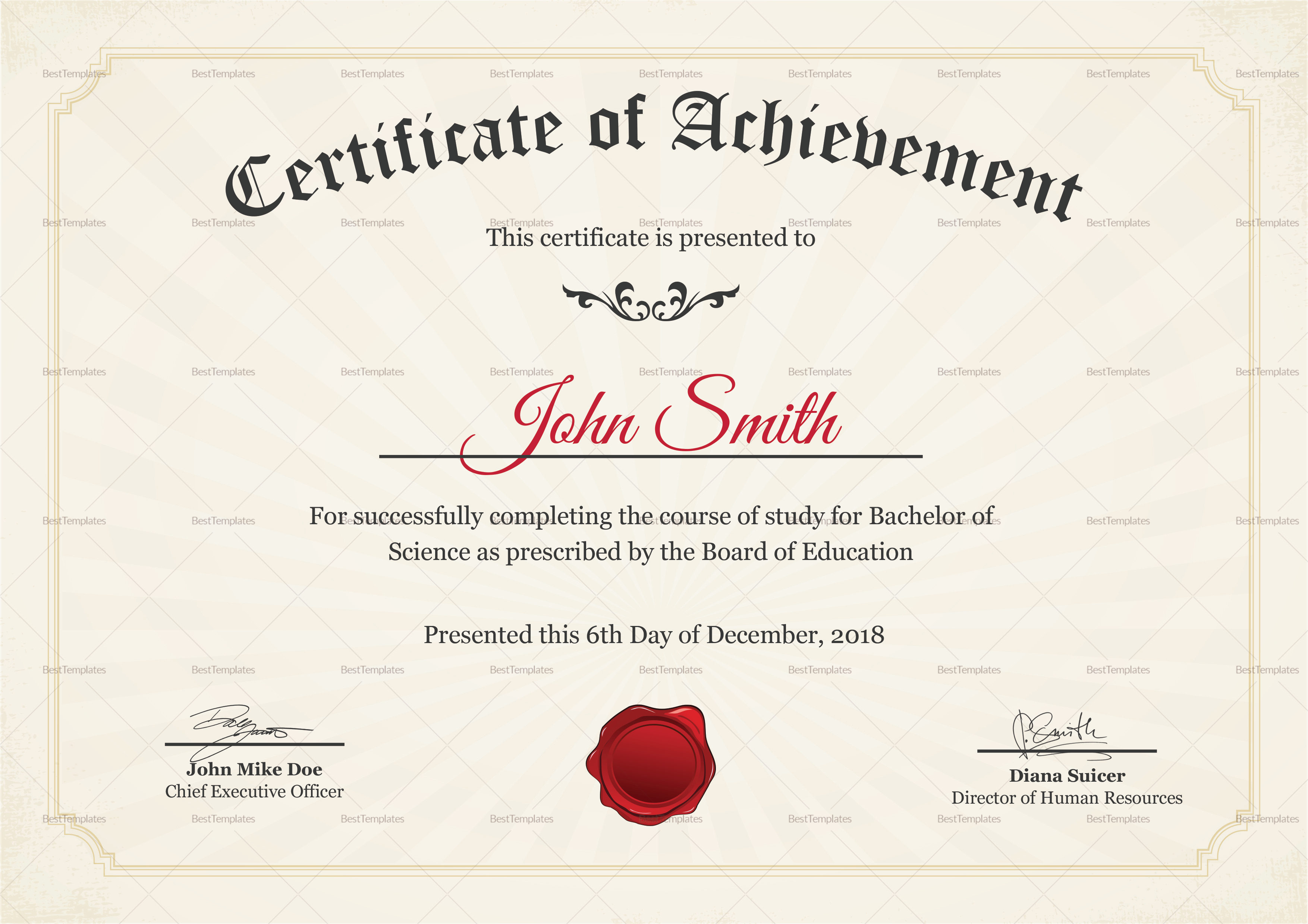Graduation Degree Certificate Template For College Graduation Certificate Template