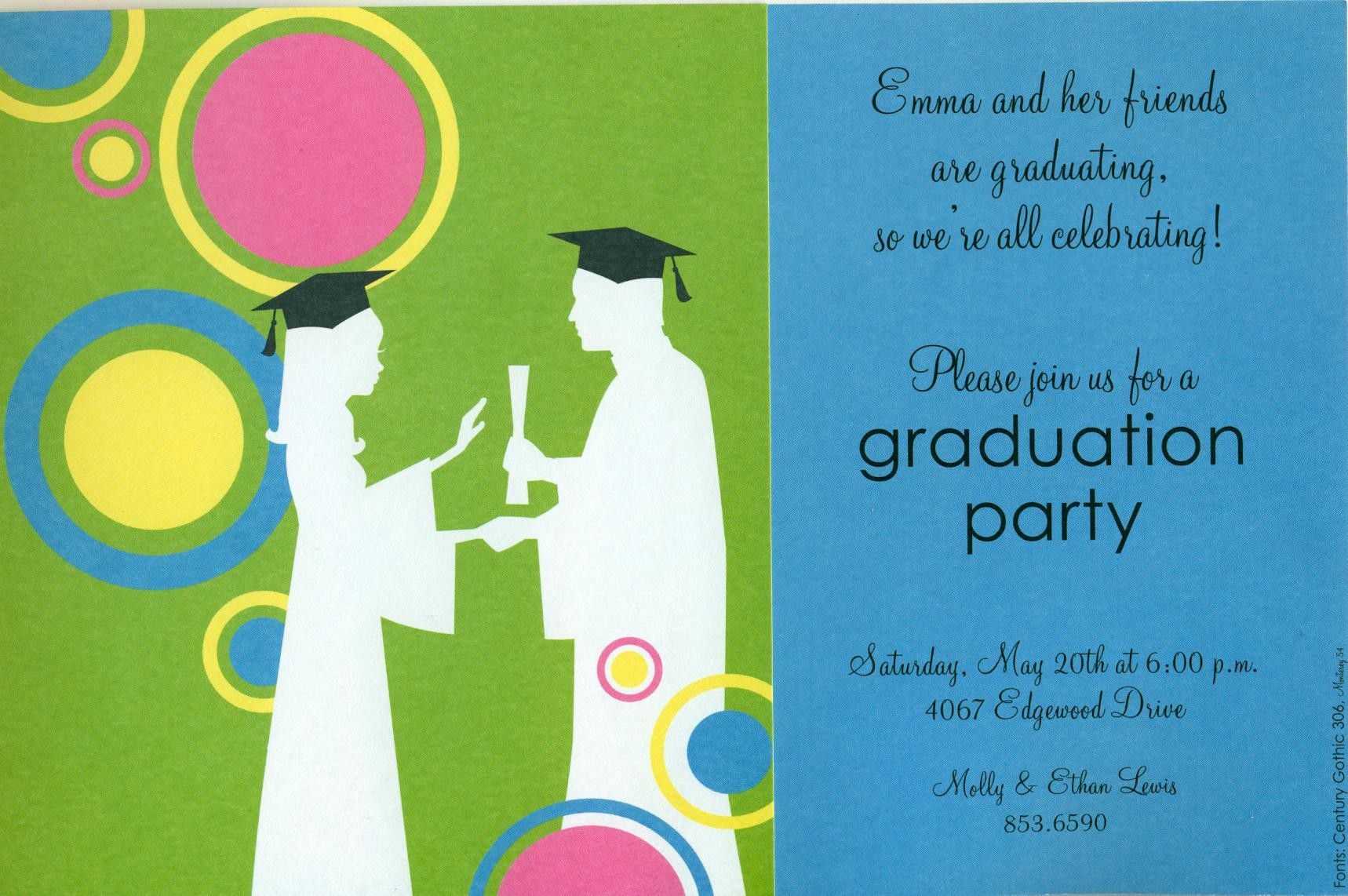 Graduation Invitation Templates Free Download | Graduation Within Graduation Party Invitation Templates Free Word