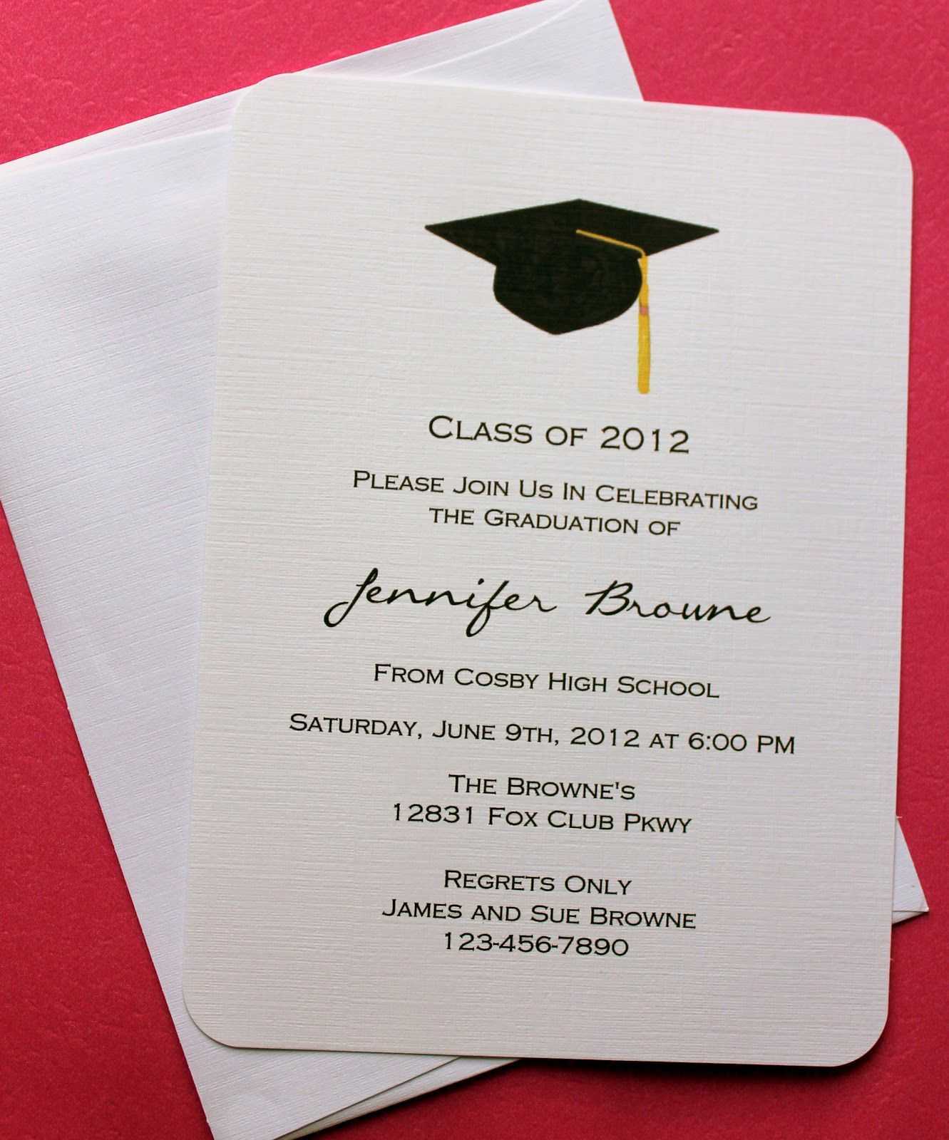 Graduation Invitation Templates Microsoft Word | Graduation Inside Free Graduation Invitation Templates For Word