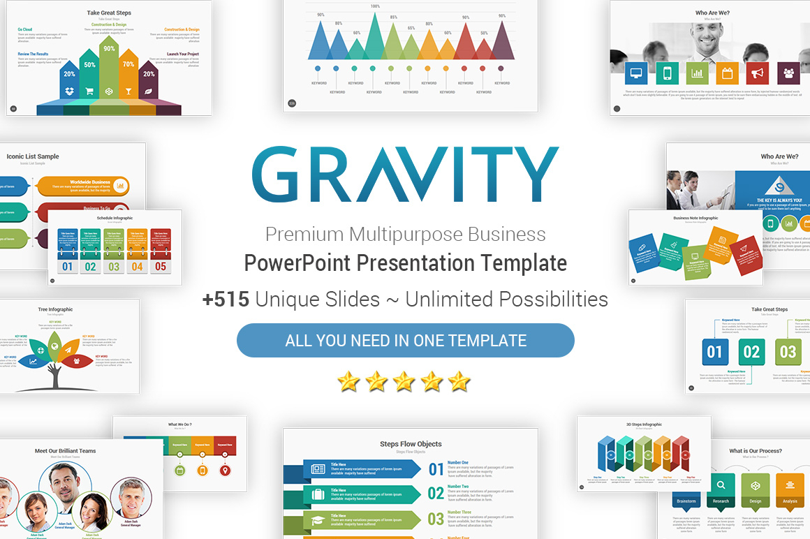 Gravity Cool Powerpoint Presentation Template – Yekpix Throughout Sample Templates For Powerpoint Presentation