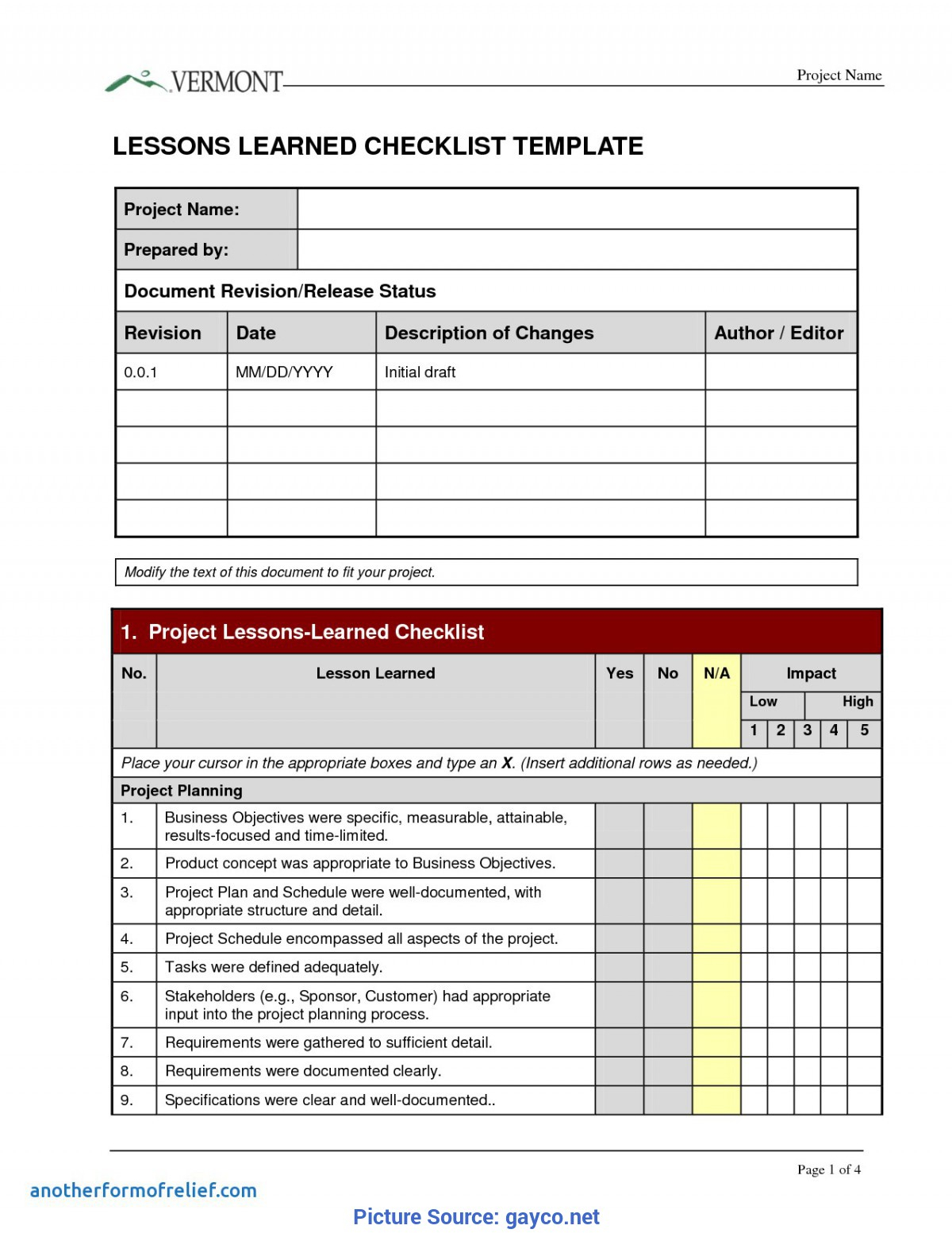 Great Lessons Learnt Template Checklist Prince2 Lessons In Prince2 Lessons Learned Report Template