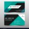 Green Corporate Business Card Name Card Template Pertaining To Buisness Card Template