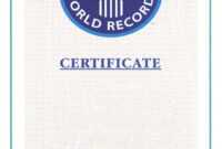 Guinness World Record Certificate Template – Alanbrooks for Guinness World Record Certificate Template