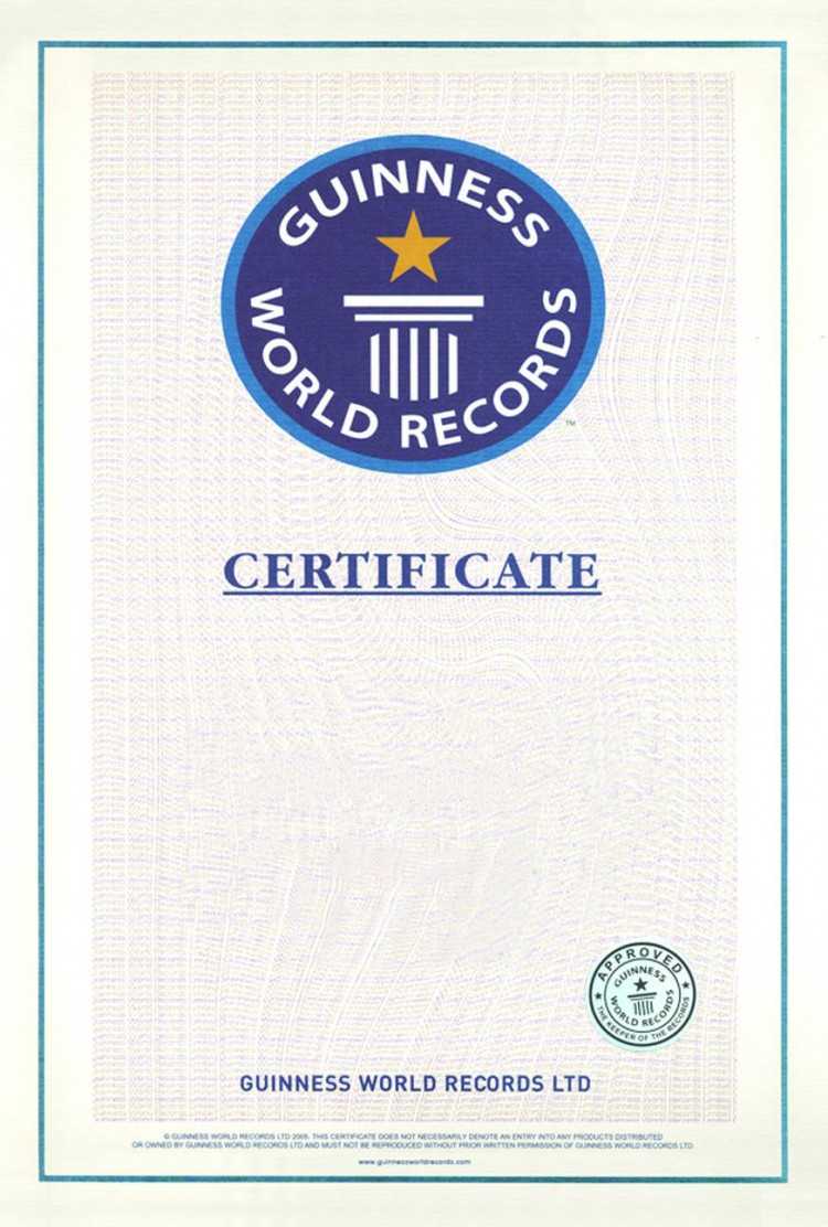 Guinness World Record Certificate Template – Alanbrooks For Guinness World Record Certificate Template