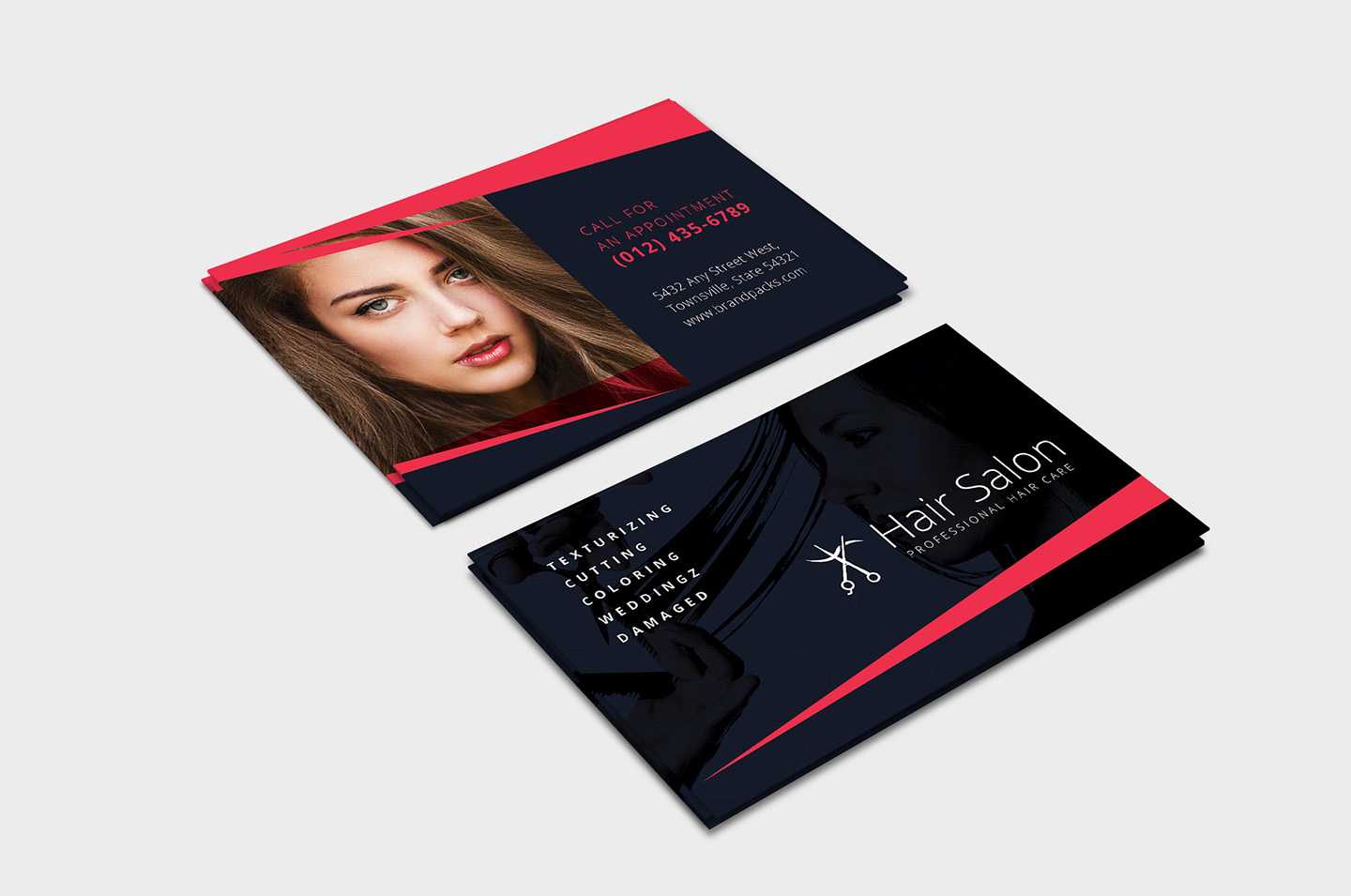 Hair Salon Business Card Template In Psd, Ai & Vector Pertaining To Hair Salon Business Card Template