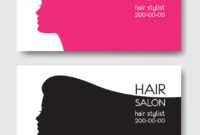 Hair Salon Business Card Templates With Beautiful throughout Hair Salon Business Card Template