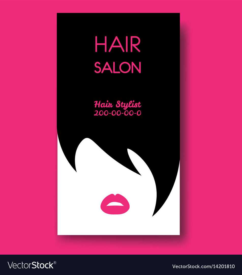 Hair Salon Business Card Templates With Black Hair Pertaining To Hair Salon Business Card Template